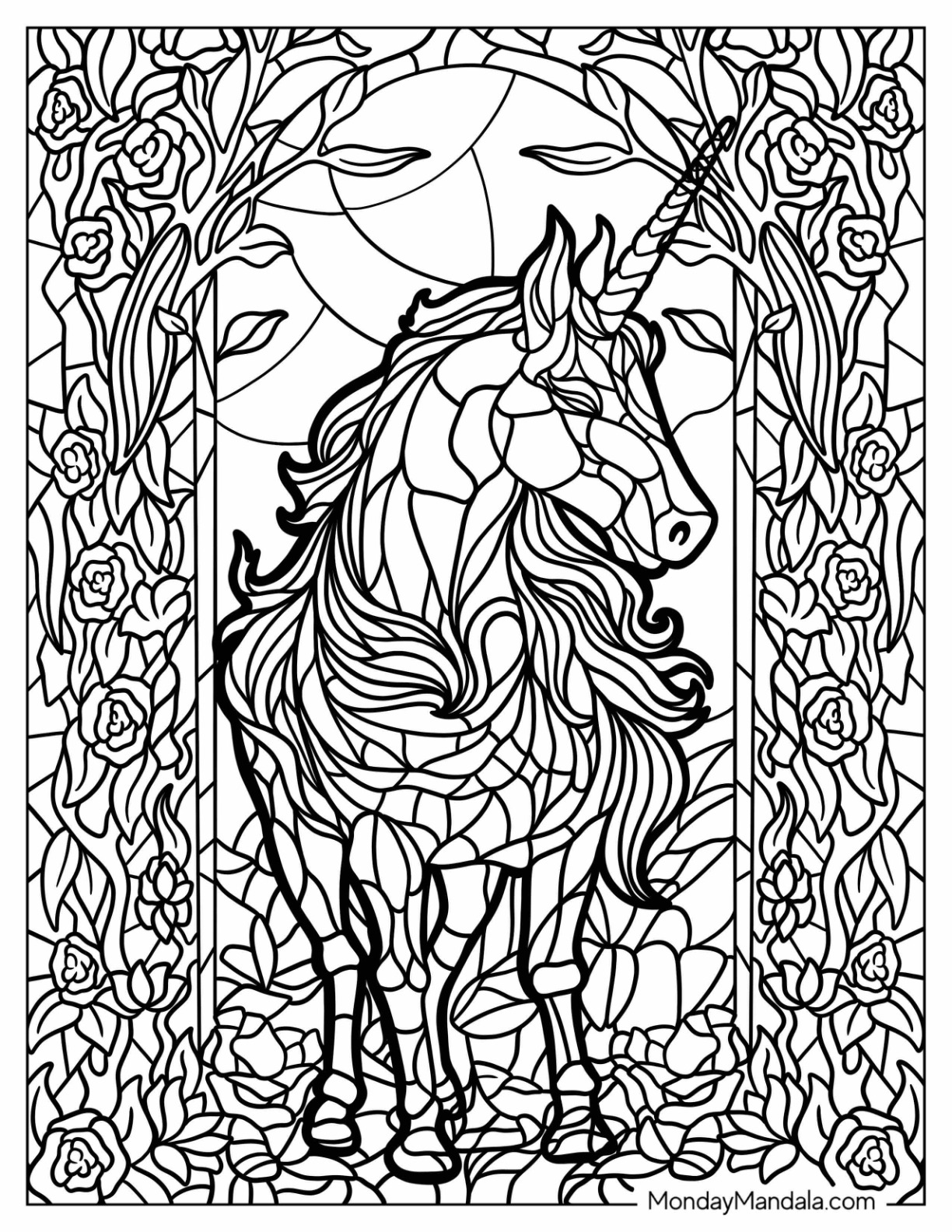 Mosaic coloring pages free pdf printables