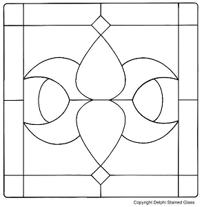 Free geometric design pattern window panels window panels