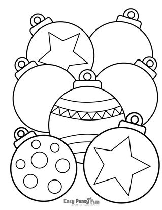 Printable christmas coloring pages