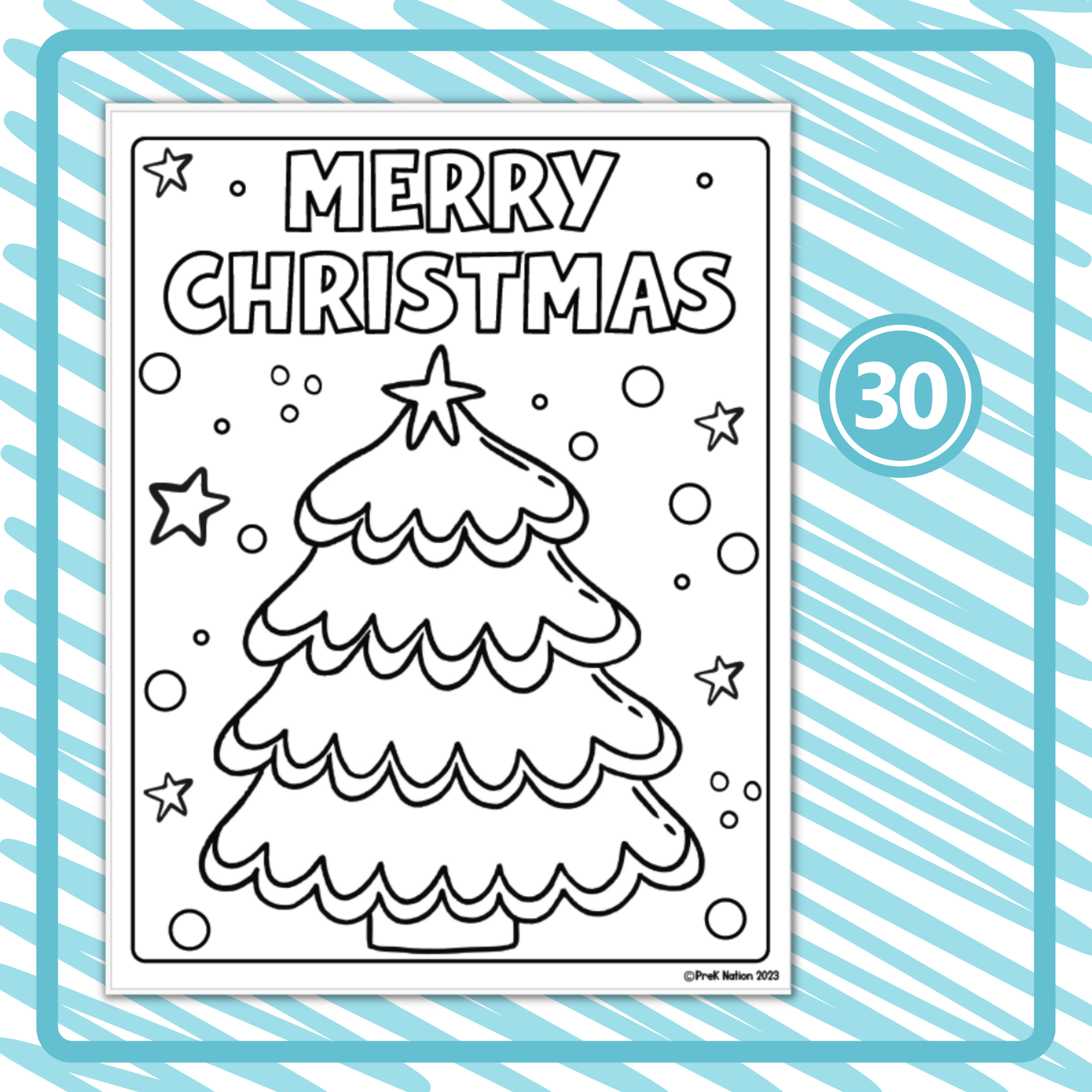 Christmas coloring pages simple design for youngest learners no prep made by teachers