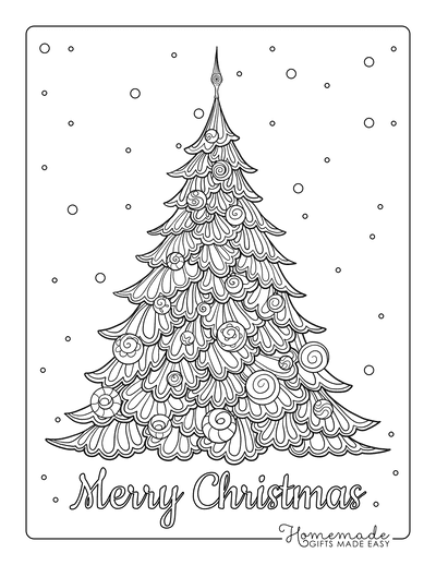 Free printable christmas coloring pages for adults