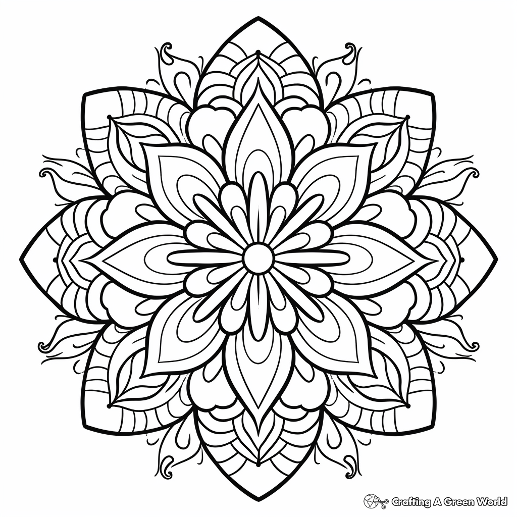 Simple coloring pages for adults