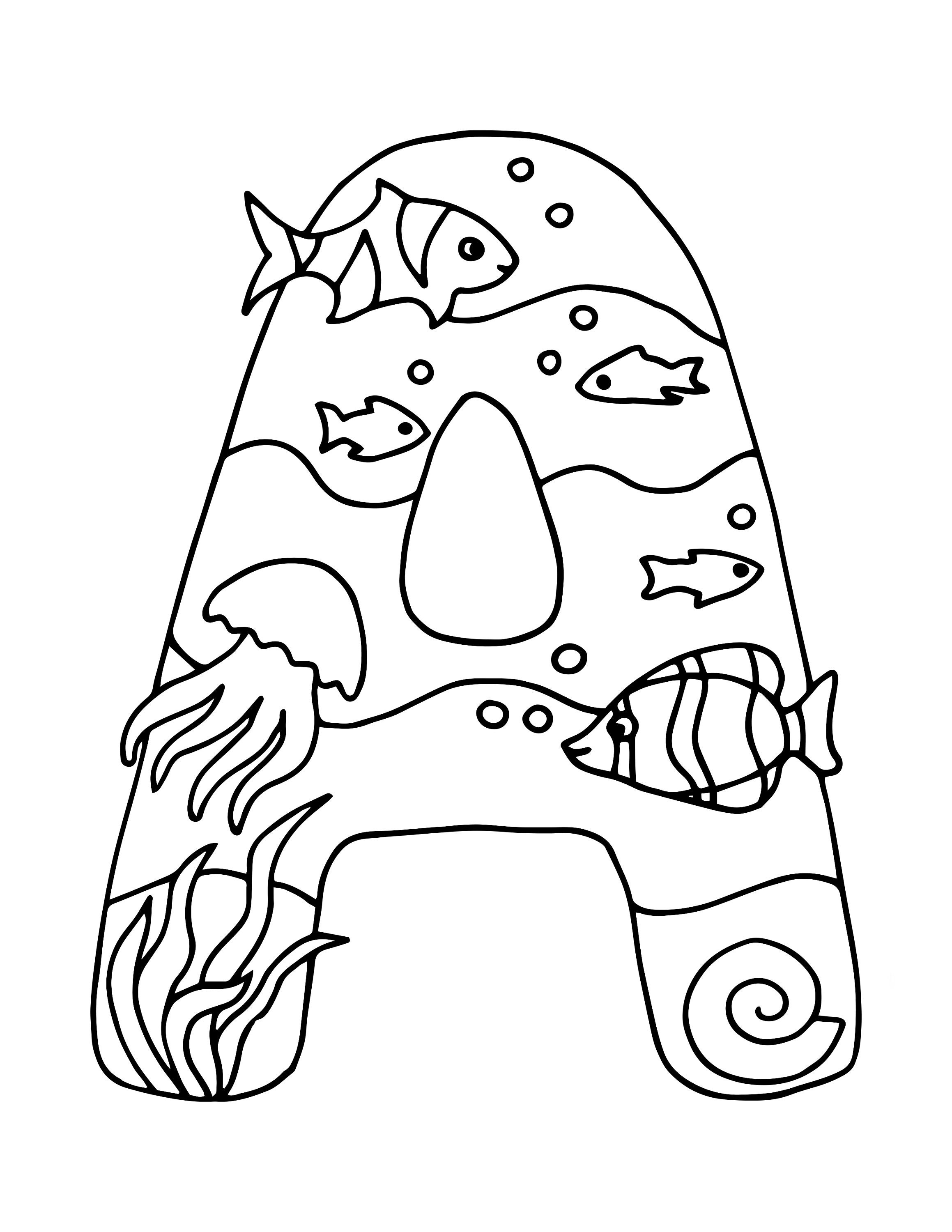 Easy coloring pages