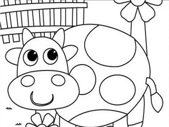 Free easy to print cute coloring pages