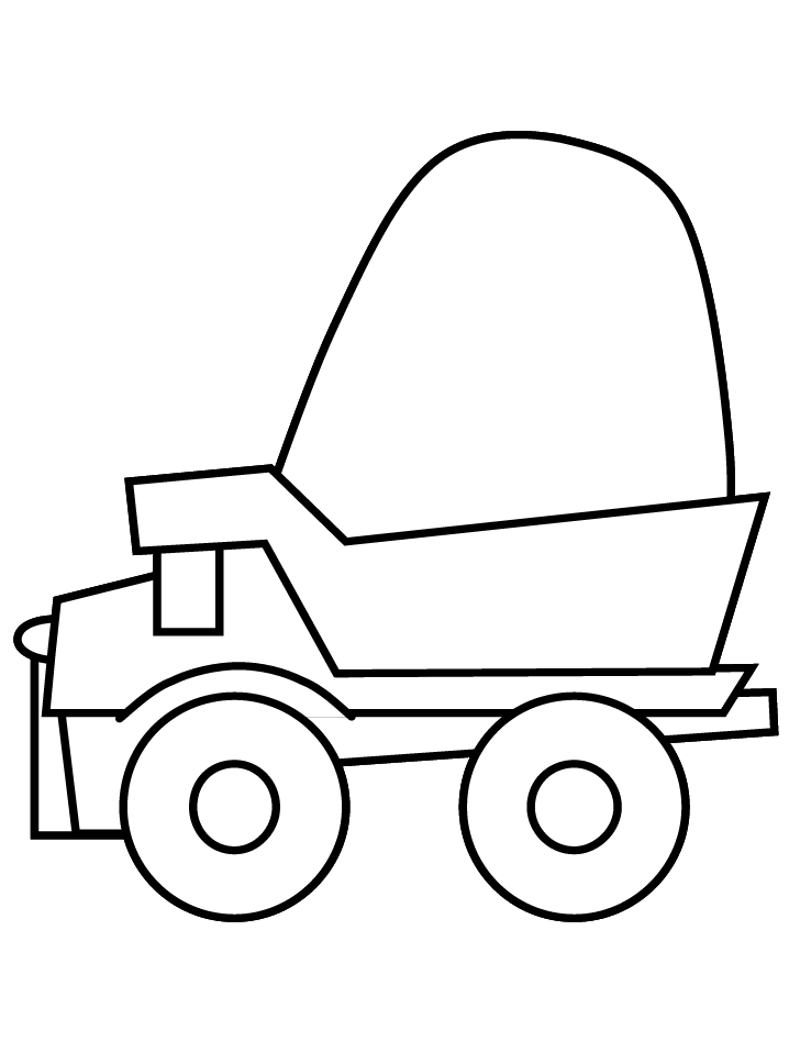 Coloring pages free vehicles dump truck coloring pages