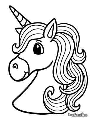 Unicorn coloring pages