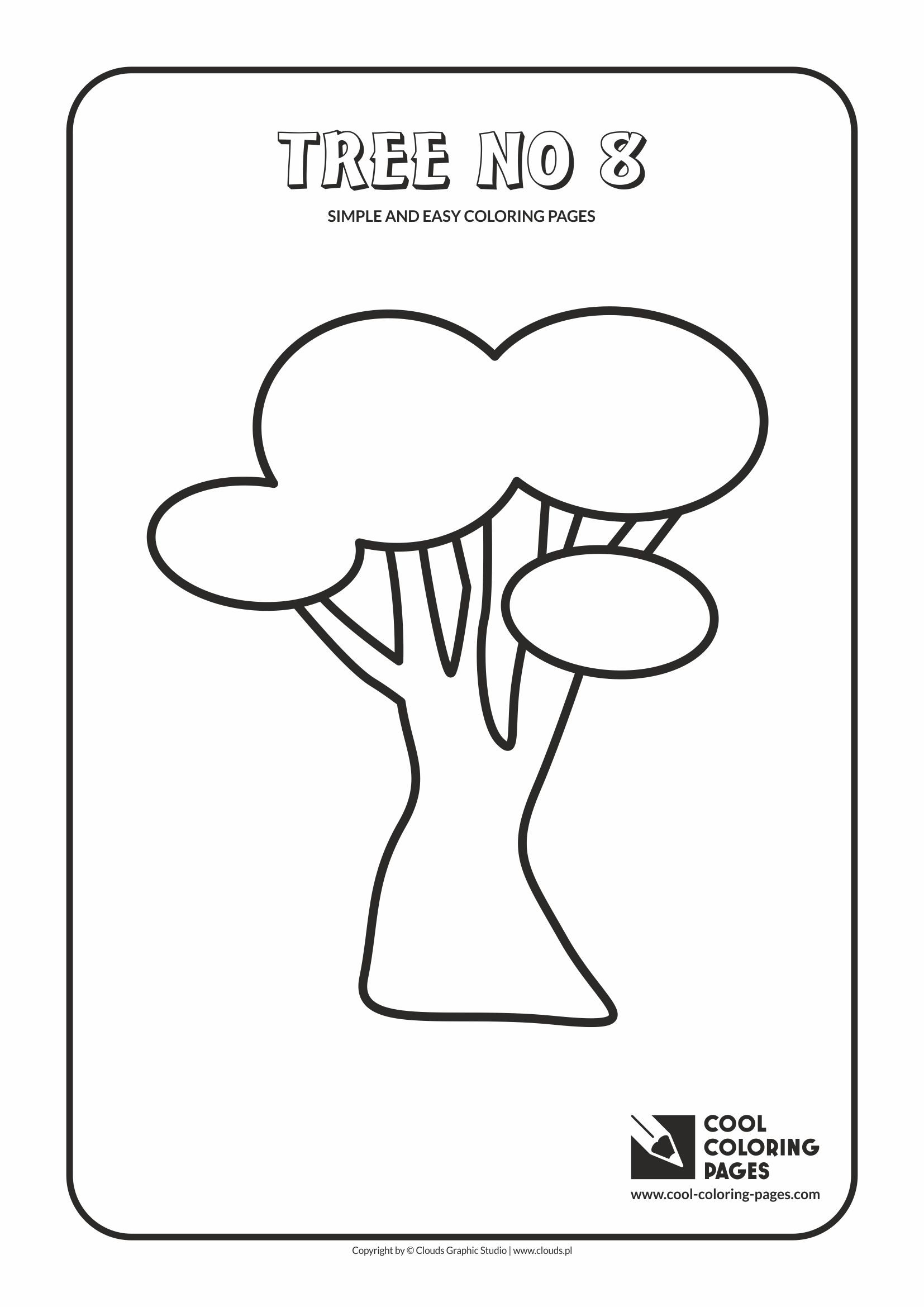 Cool coloring pages simple and easy coloring pages