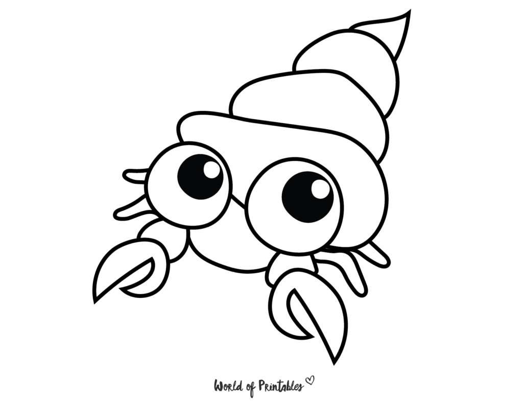 Easy coloring pages for kids