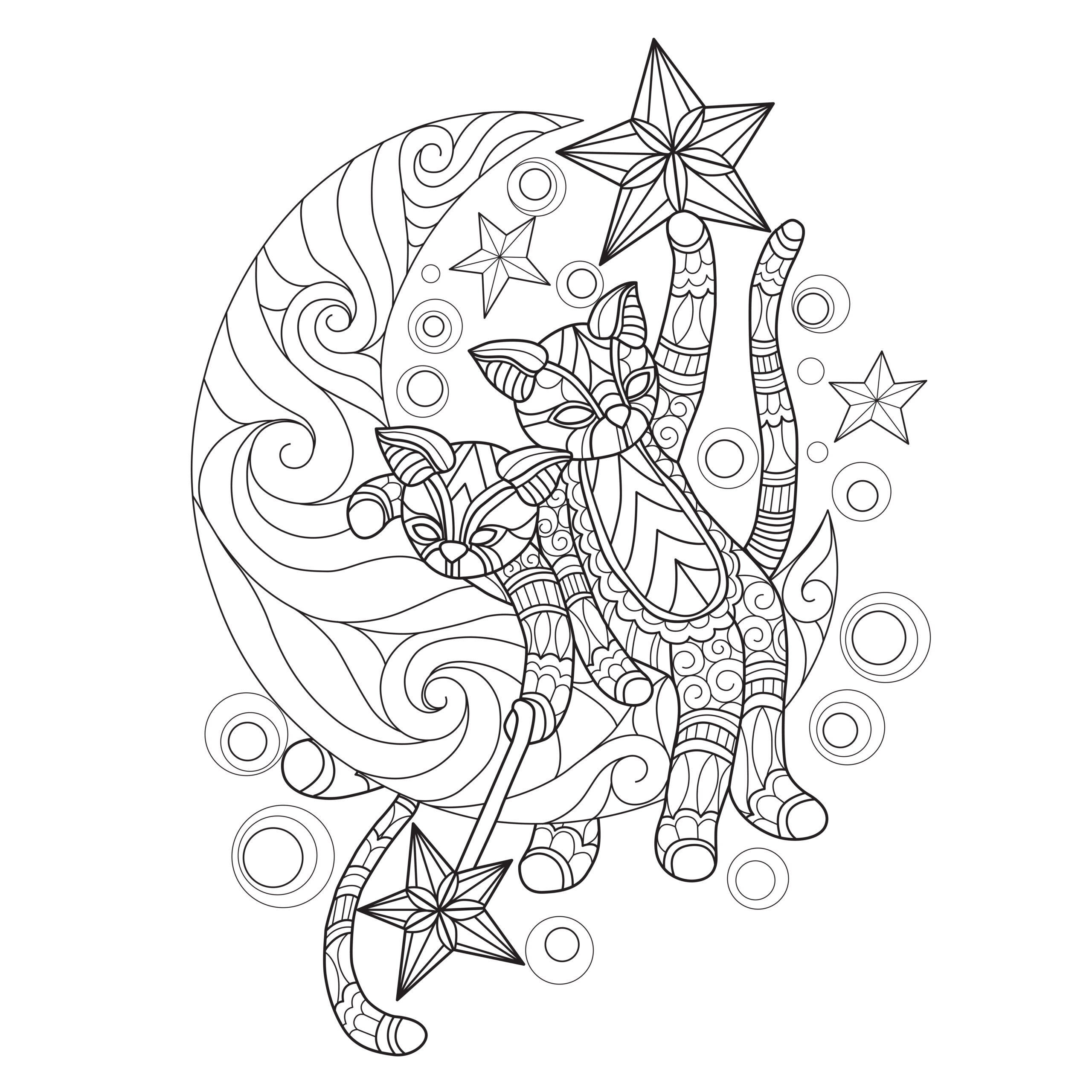 Printable moon coloring pages for kids add some color to that moon