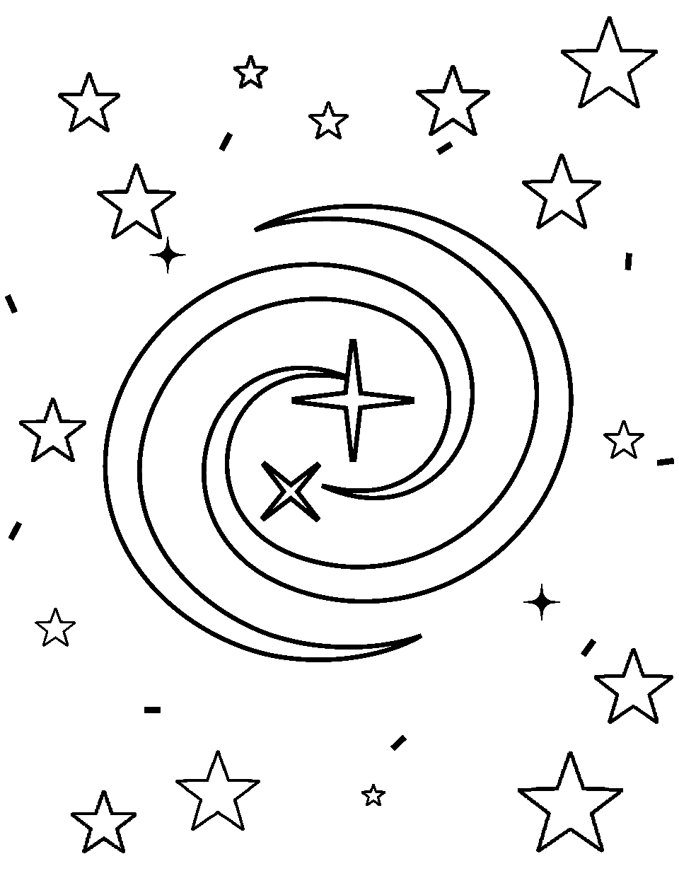 Outer space coloring pages free printable sheets