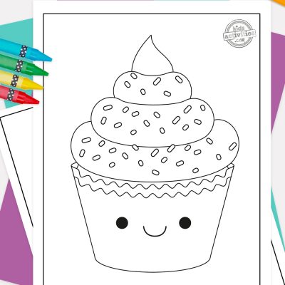 Free printable cupcake coloring pages kids activities blog