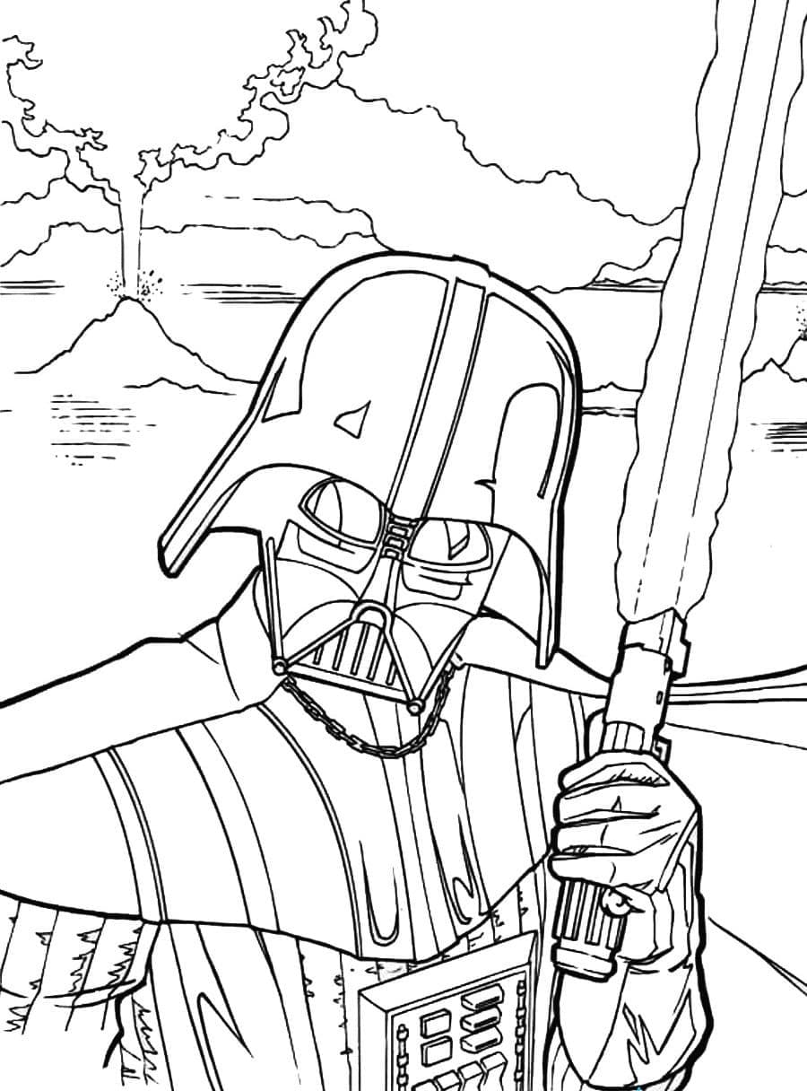 Darth vader coloring pages