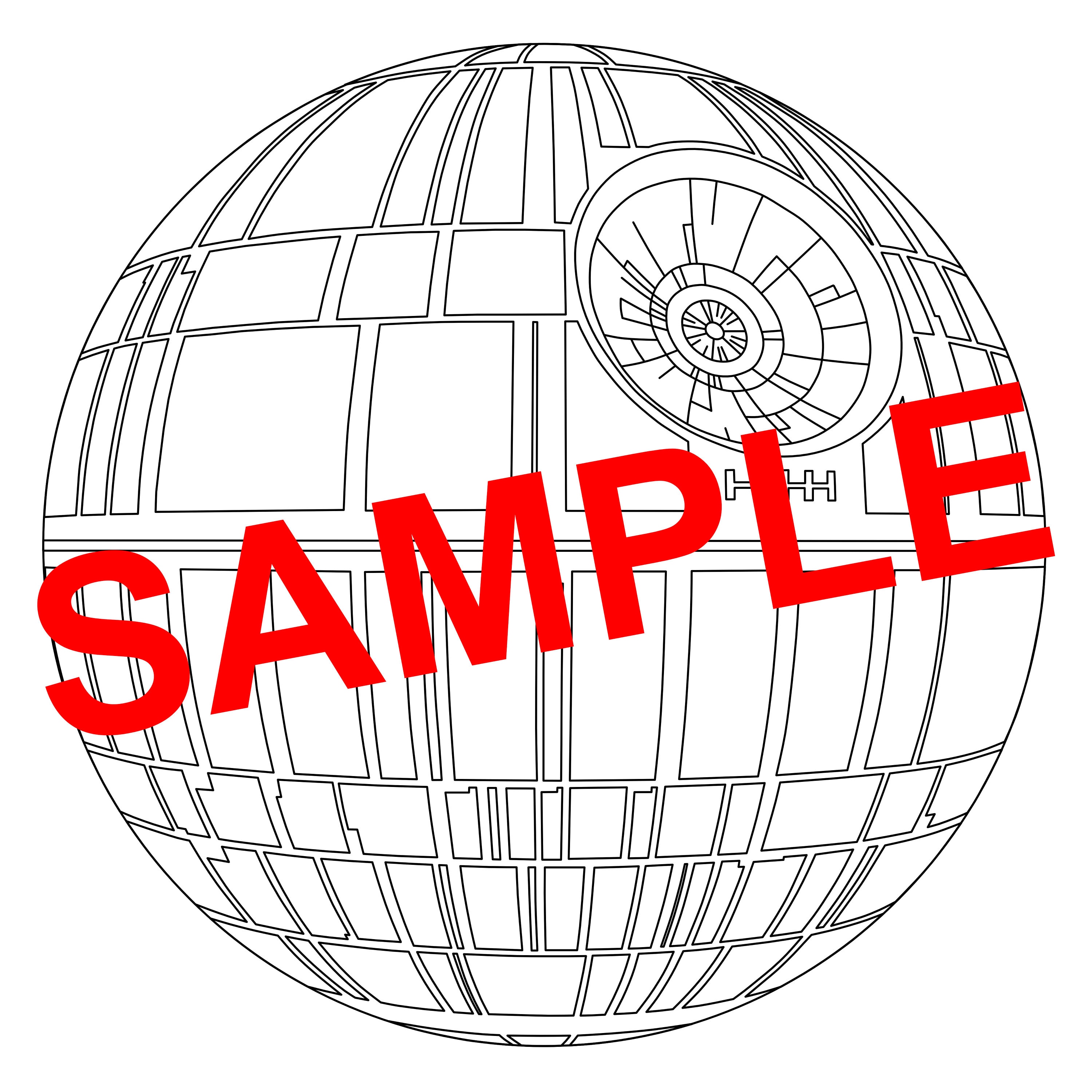 Death star drawing