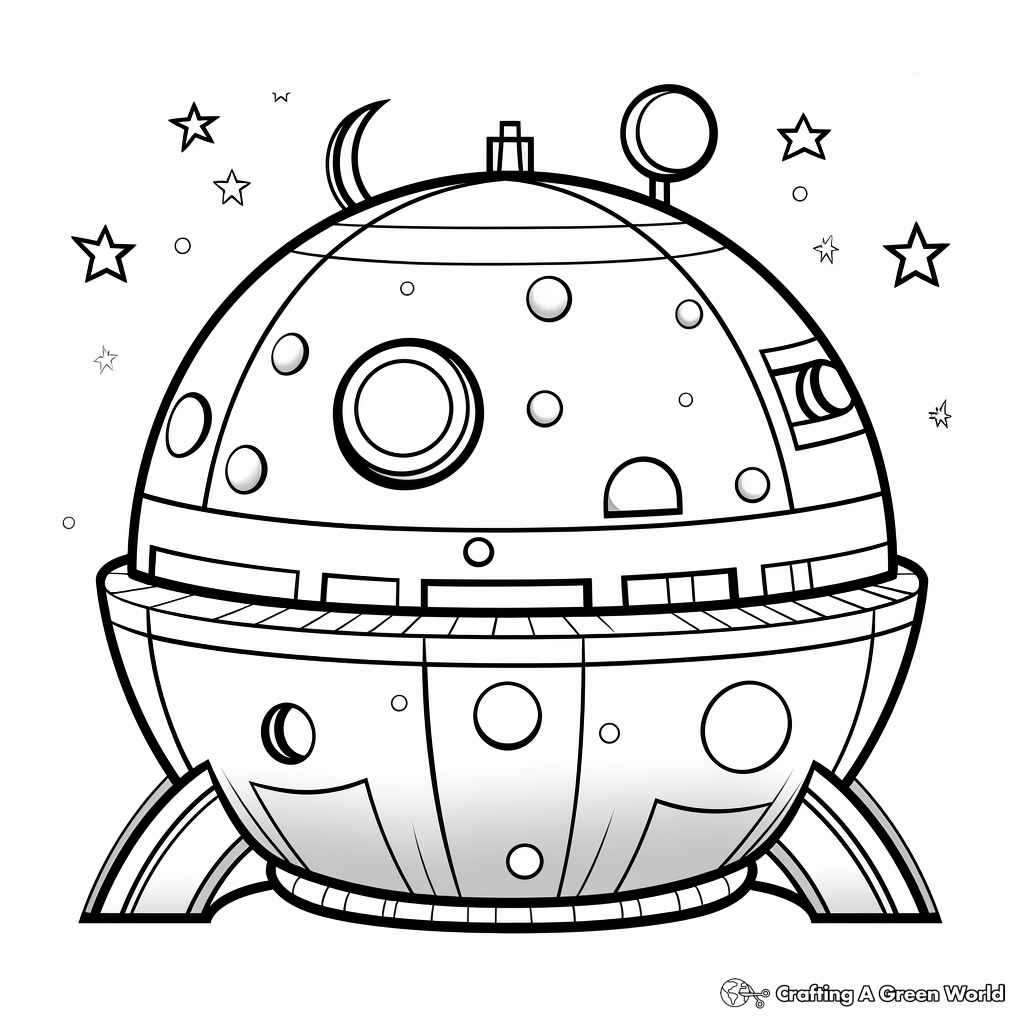 Sphere coloring pages