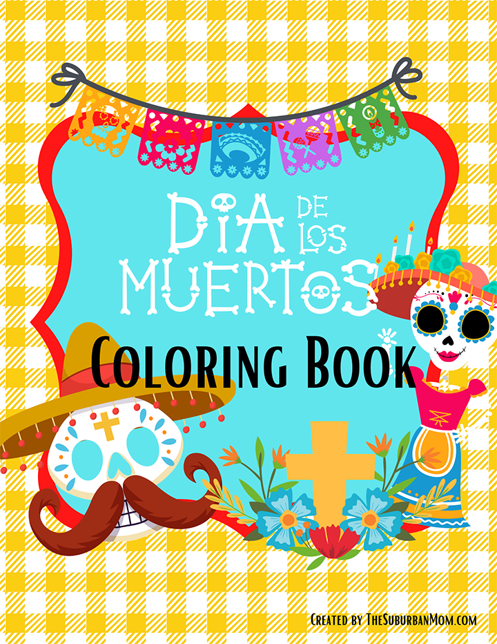 Dãa de los muertos coloring pages free printable