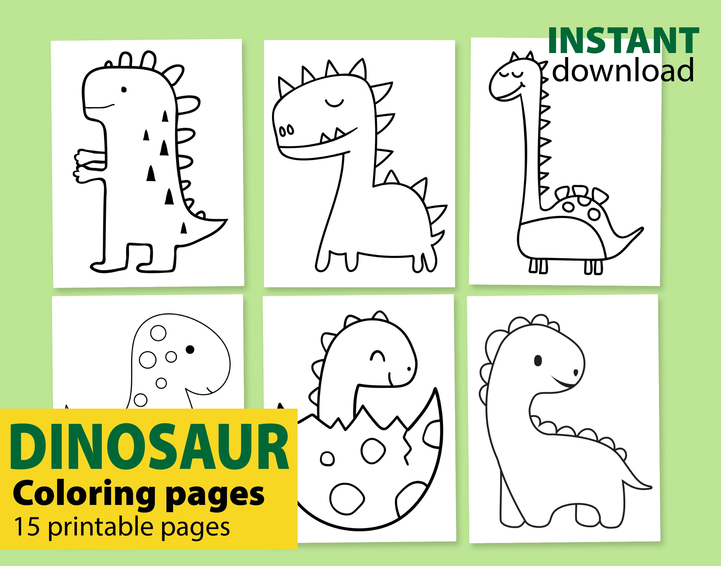 Easy dinosaur coloring pages for kids dinosaur pictures to color dinosaur games dinosaur activites toddler coloring book