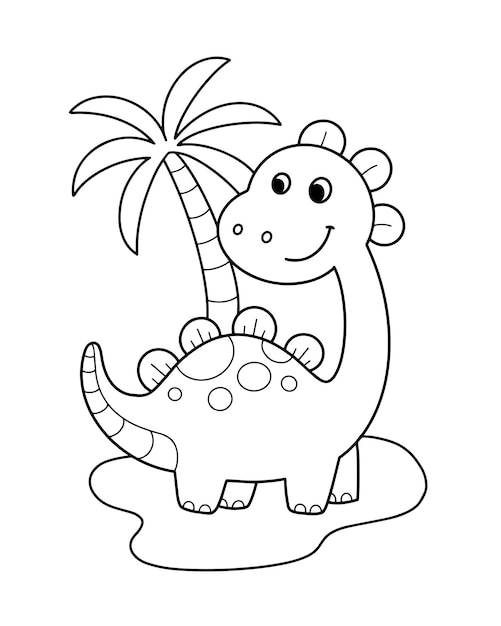 Dinosaur coloring pages images