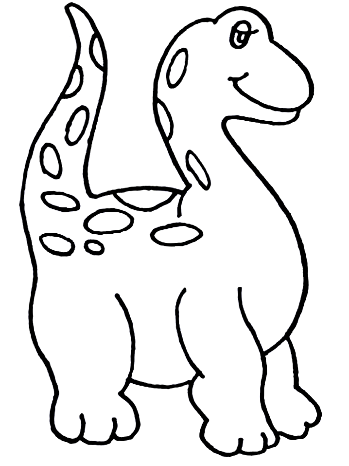 Free dinosaur coloring pages