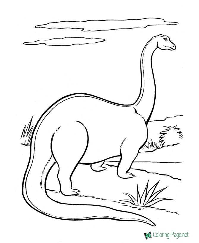 Dinosaurs coloring pages