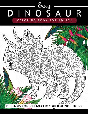 Dinosaur coloring book for adults and kids coloring book for grown