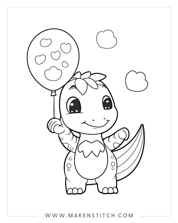 Coloring pages dinosaur theme for kids and adults