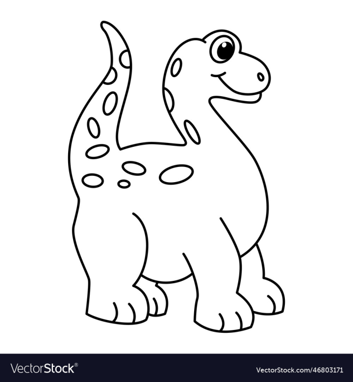 Free dinosaurs cartoon coloring page for kids