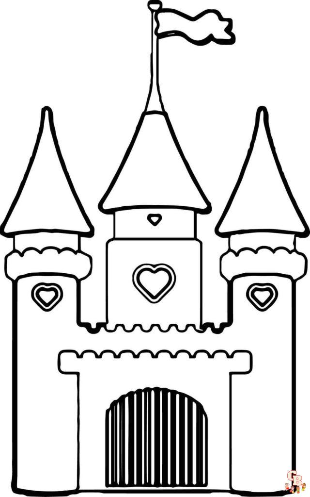 Castle coloring pages