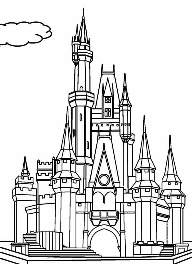 Castle coloring pages