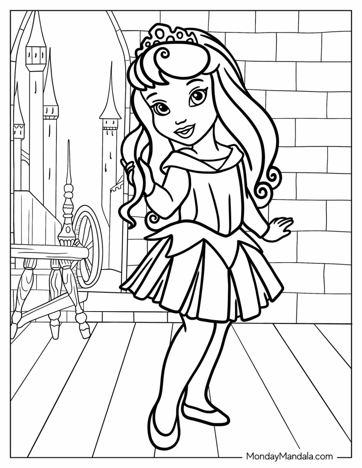 Disney princess coloring pages free pdf printables