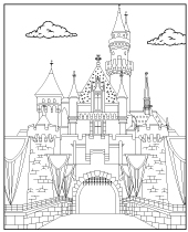 Disneyland coloring pages to print