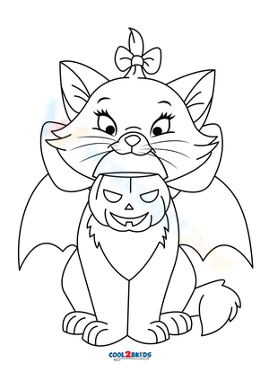 Printable disney halloween coloring pages for all ages