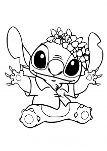 Free lilo and stitch coloring pages