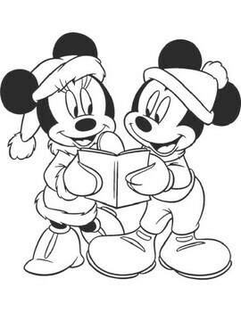 Disney christmas coloring pages by happy chi tpt