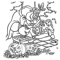 Amazing disney halloween coloring pages for your little ones