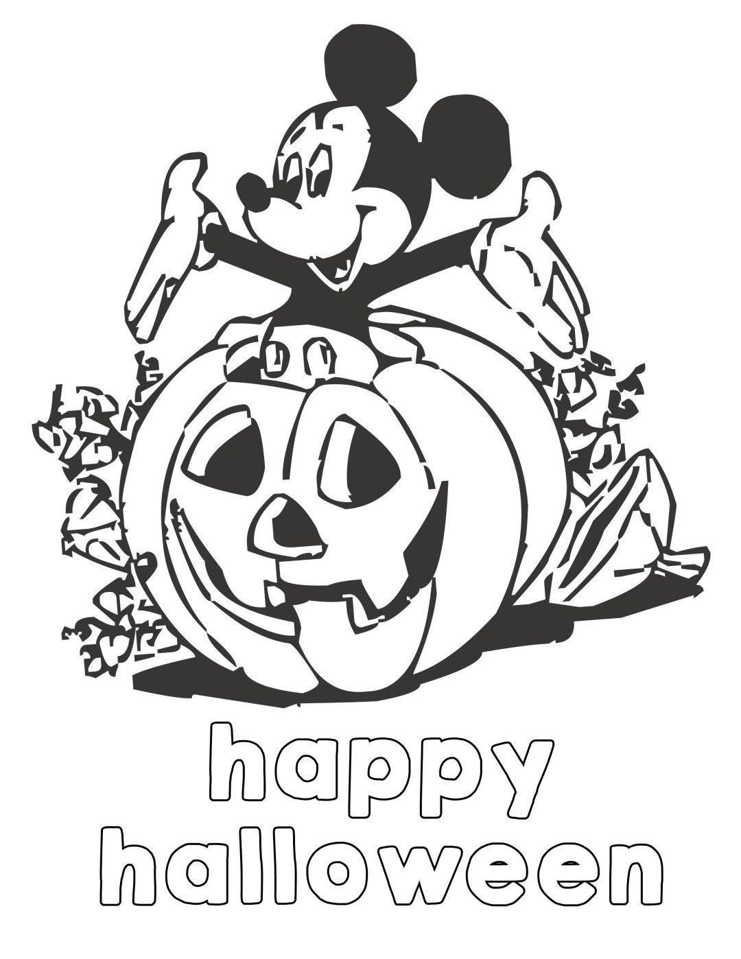 Halloween coloring pages for kids