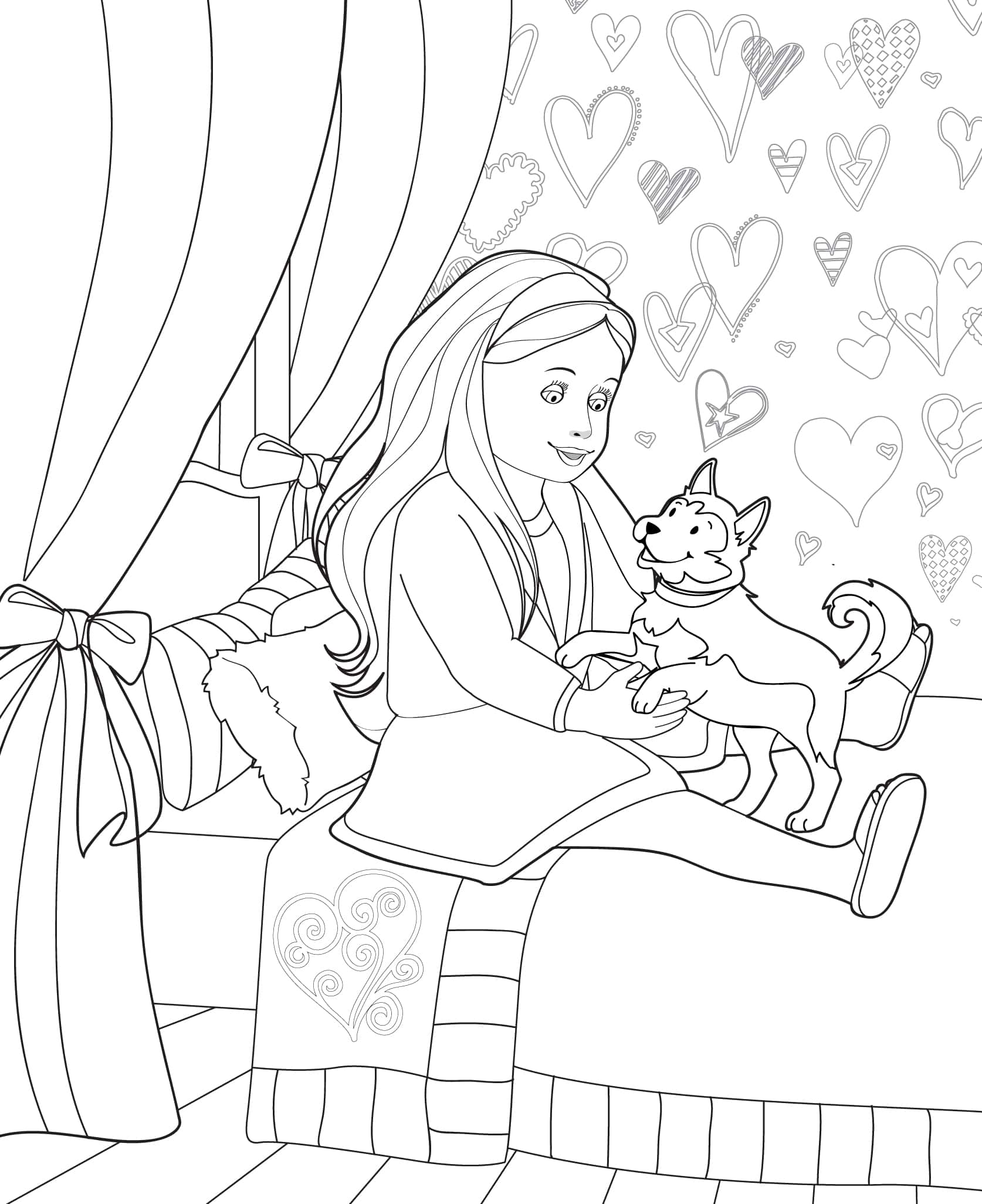 Doll coloring pages for girls our generation