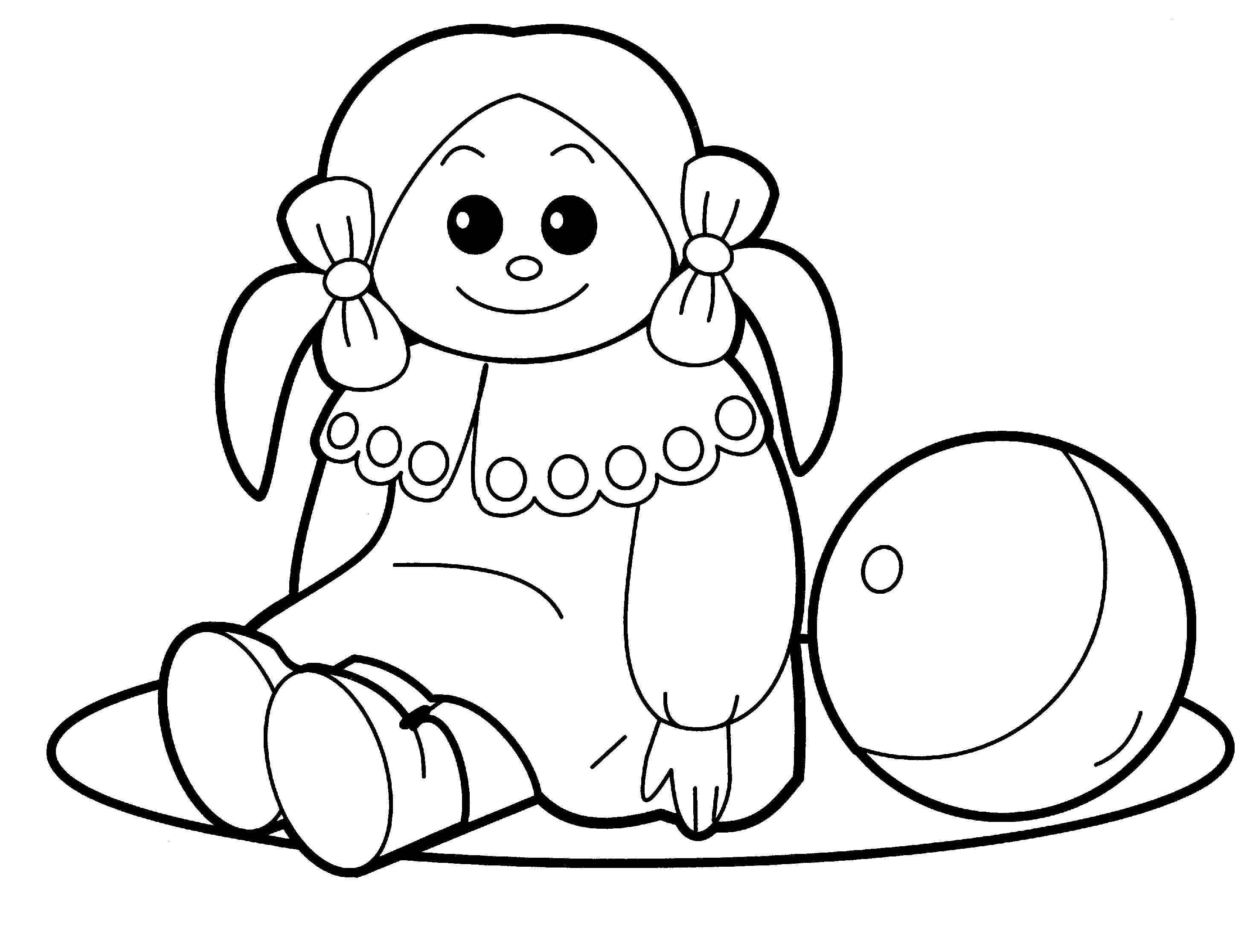 Doll coloring pages