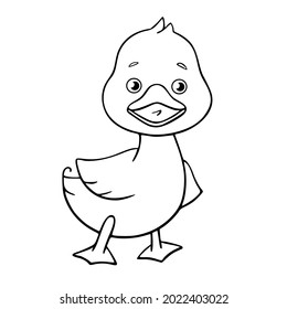 Duck outline royalty