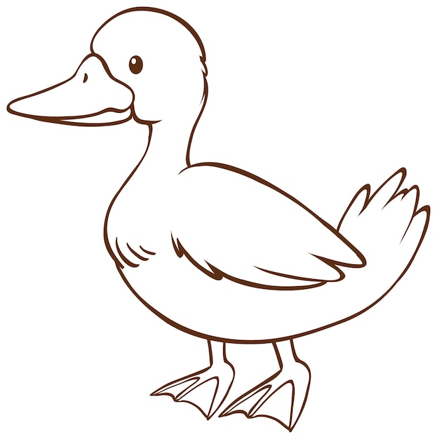Duck outline images