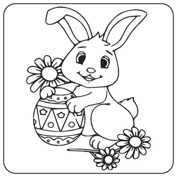 Easter bunny coloring book for kids rabbit coloring pages by abdell hida