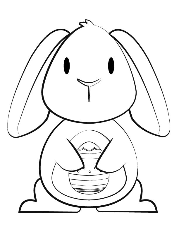 Coloring pages easter coloring pages image bunny