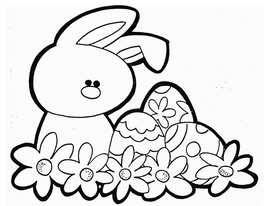 Free printable easter bunny coloring pages for kids