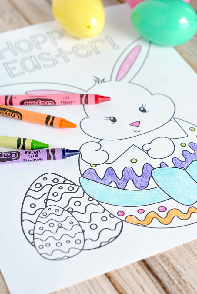 Easter coloring pages for kids