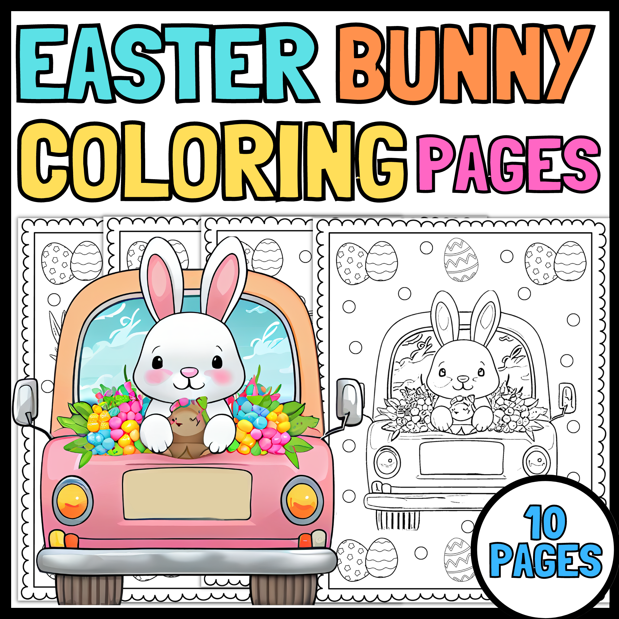 Easter bunny coloring page easter coloring pages easter coloring sheets made by teachers