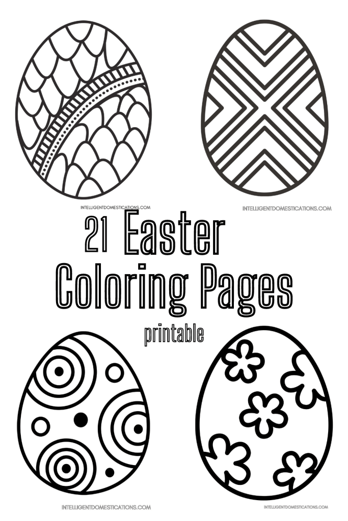 Easter coloring pages free printable