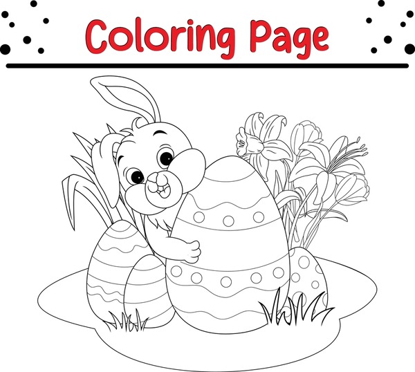 Bunny coloring royalty