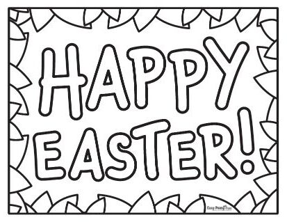 Easter coloring pages â printable coloring pages