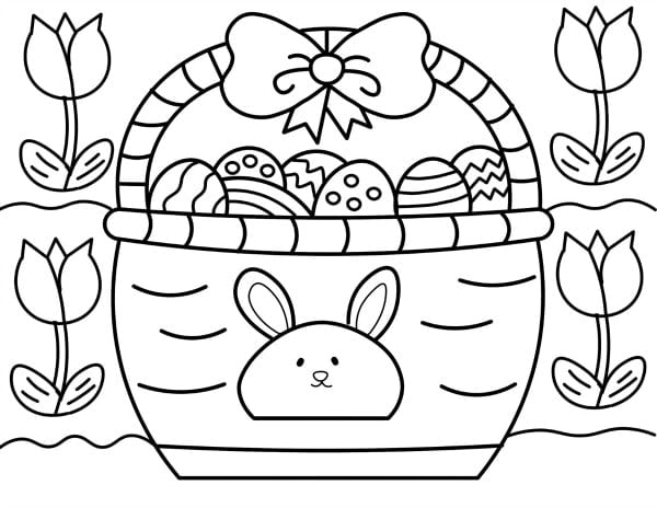 Printable easter coloring pages