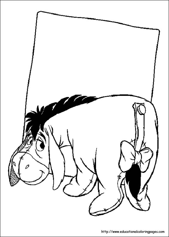 Eeyore coloring pages