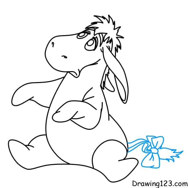 Eeyore drawing tutorial